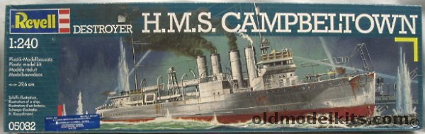 Revell 1/240 HMS Campbeltown (USS Buchanan), 05082 plastic model kit